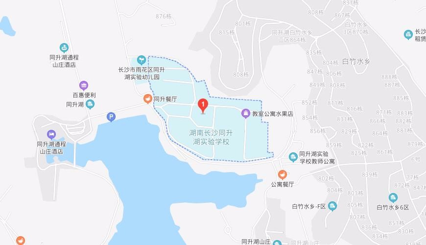 湖南长沙同升湖实验学校国际部地图图片