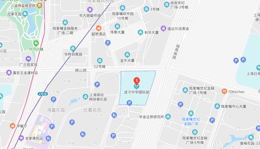 上海市进才中学国际部地图图片