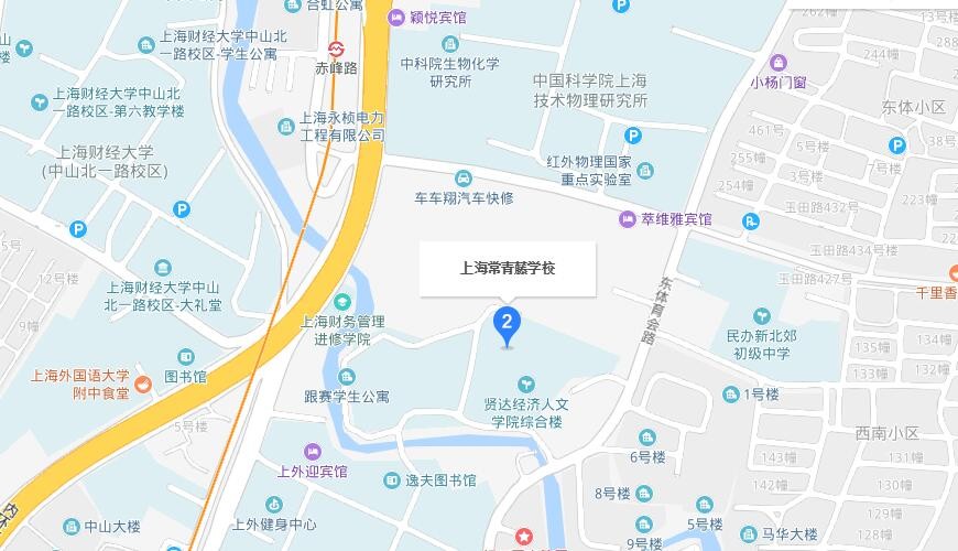 上海常青藤学校地图图片