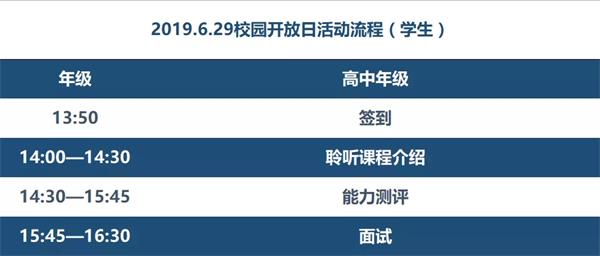 天津大学A-Level国际教育中心校园开放日流程(学生) 天津大学A-Level国际教育中心校园开放日流程(学生)