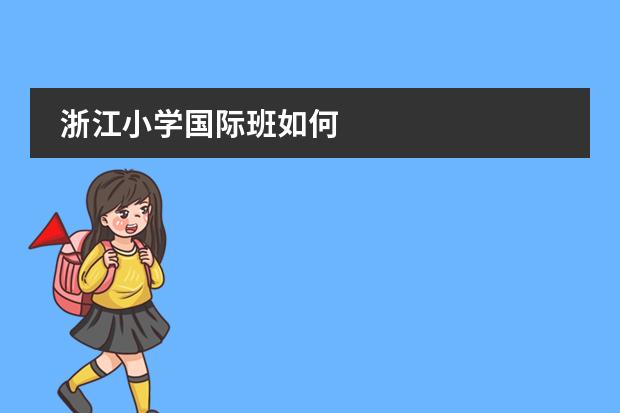 浙江小学国际班如何