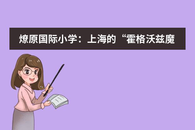 燎原国际小学:上海的“霍格沃兹魔法学院”