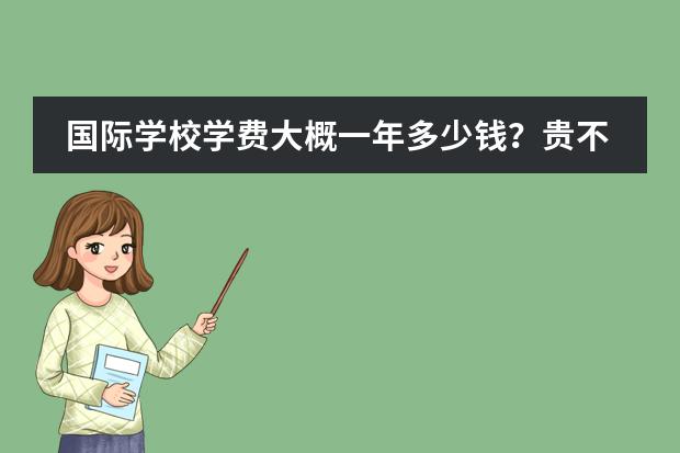 国际学校学费大概一年多少钱?贵不贵?