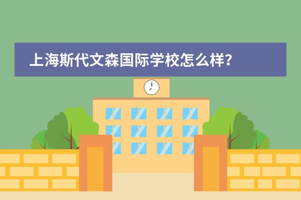 上海斯代文森国际学校怎么样?