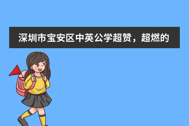深圳市宝安区中英公学超赞,超燃的运动会开幕式