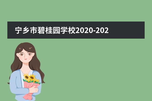 宁乡市碧桂园学校2020-2021学年在读生奖学金大公开！