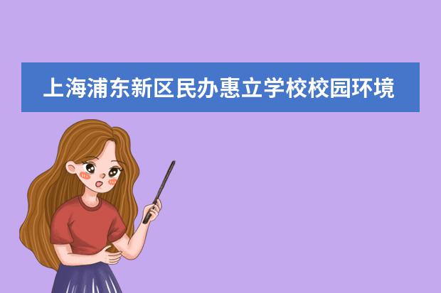 上海浦东新区民办惠立学校校园环境一览!