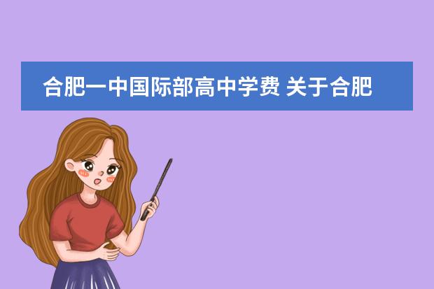 合肥一中国际部高中学费 关于合肥一中六中八中国际班