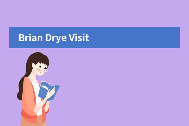 Brian Drye Visits BISS Puxi