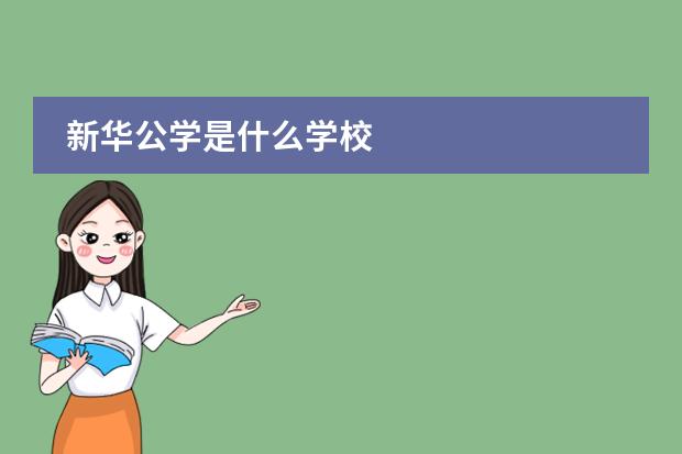 新华公学是什么学校