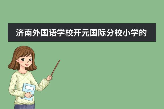 济南外国语学校开元国际分校小学的收费标准是多少