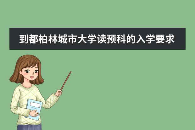 到都柏林城市大学读预科的入学要求是什么?