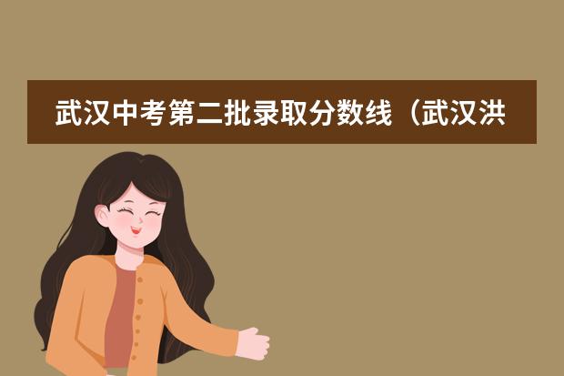 武汉中考第二批录取分数线（武汉洪山高级中学录取分数线（附历年分数线））