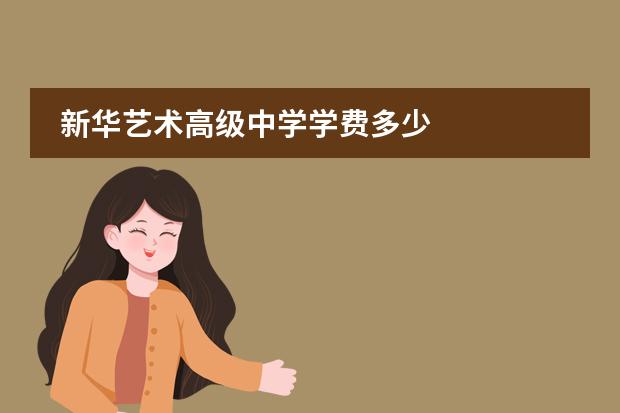新华艺术高级中学学费多少