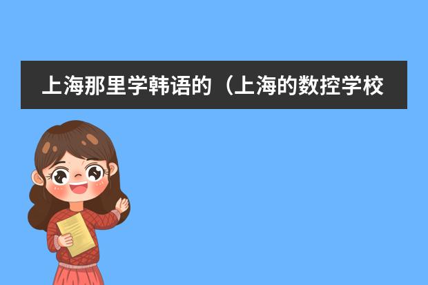 上海那里学韩语的(上海的数控学校好不好?)
