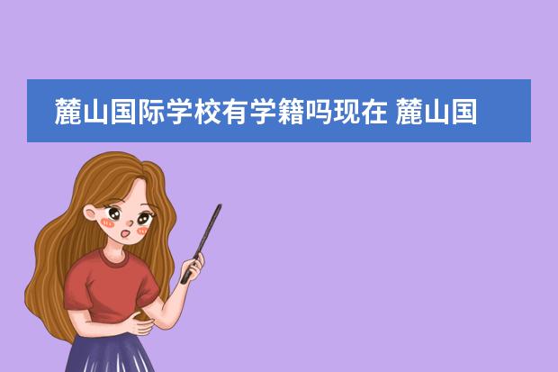 麓山国际学校有学籍吗现在 麓山国际实验学校的具体情况