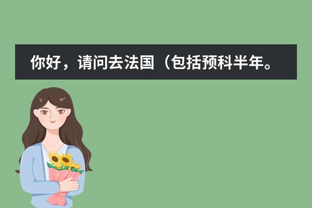 你好,请问去法国(包括预科半年。国内法语学习,中介费,生活费,机票)第一年大概需要多少钱?