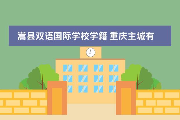嵩县双语国际学校学籍 重庆主城有那些双语学校。小学可以读的