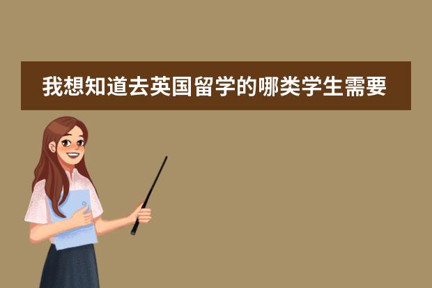 我想知道去英国留学的哪类学生需要读预科?雅思达到多少分才可以读大学?