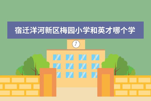 宿迁洋河新区梅园小学和英才哪个学校好