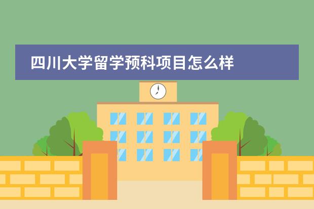 四川大学留学预科项目怎么样