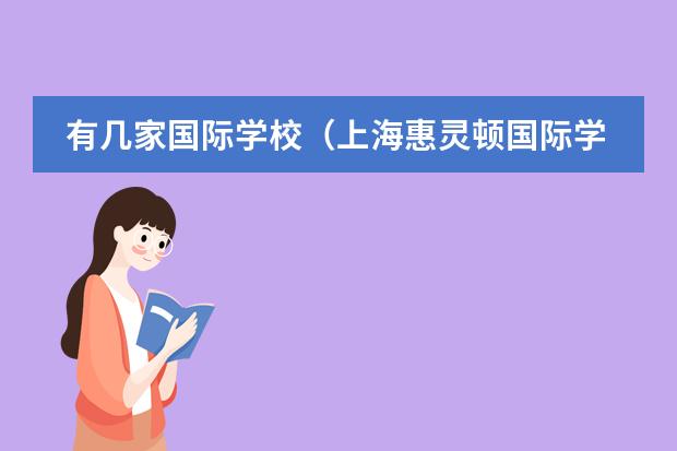 有几家国际学校(上海惠灵顿国际学校9年级入学需要考CAT4有老师?)