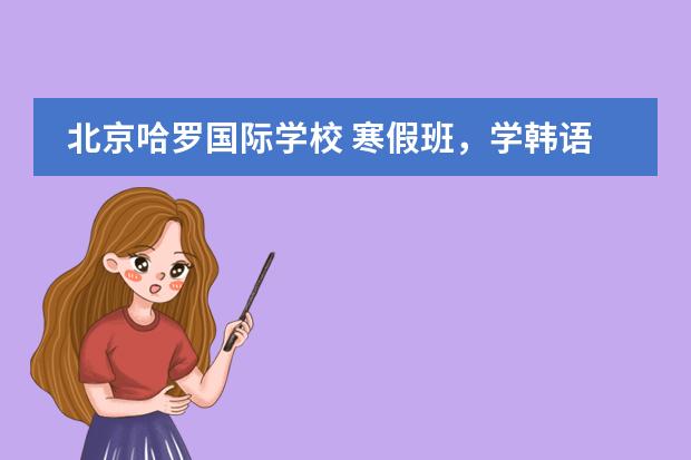 北京哈罗国际学校 寒假班,学韩语北京哪有啊