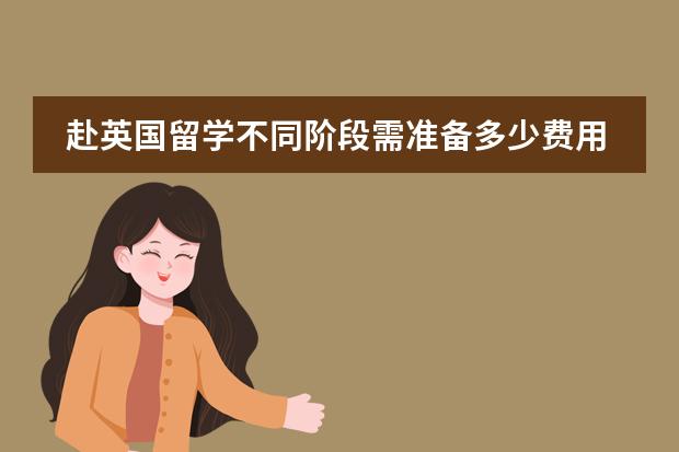 赴英国留学不同阶段需准备多少费用?
