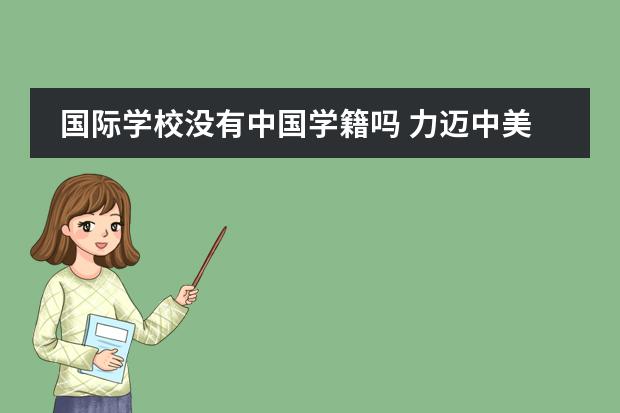 国际学校没有中国学籍吗 力迈中美国际学校有没有国际高中班?
