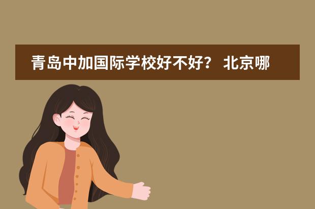 青岛中加国际学校好不好? 北京哪所国际学校有中美双学籍?
