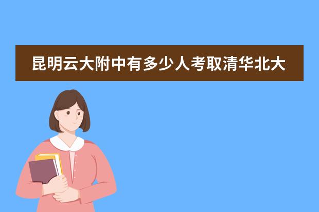昆明云大附中有多少人考取清华北大