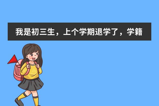 我是初三生,上个学期退学了,学籍还保留着,但是我不想再上学了,却不知道该怎么办