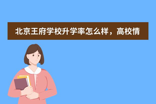 北京王府学校升学率怎么样，高校情况如何？