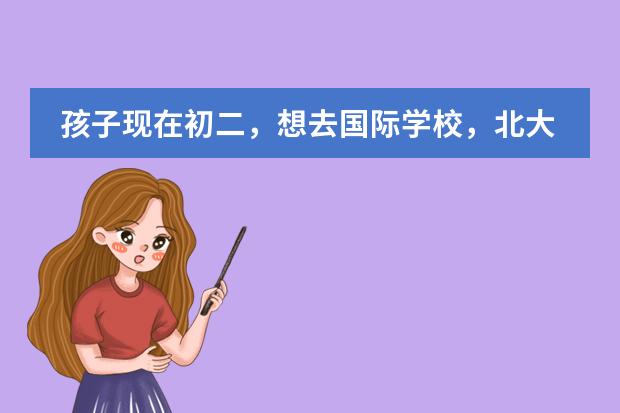 孩子现在初二，想去国际学校，北大附中深圳南山分校国际部怎么样？