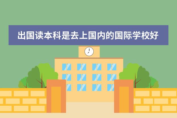 出国读本科是去上国内的国际学校好，还是上正常高中再自己申请好？（孩子想出国，是不是从高中就开始在国际学校读书比较好？）