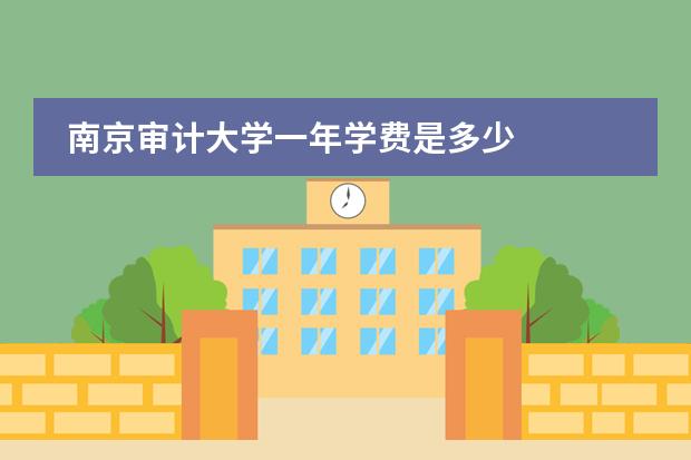 南京审计大学一年学费是多少
