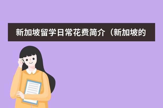 新加坡留学日常花费简介（新加坡的大学学费?）
