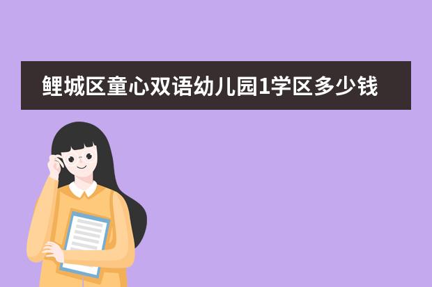 鲤城区童心双语幼儿园1学区多少钱